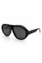 Pyrona Vintage Black Unisex Ultra Light Uv400 Filtered Sunglasses - 2