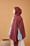 Naia Cotton Shawl Lune Burgundy - 3