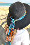 Natural-Looking Beach Hat with Scarf Wide Brim Summer Hat New Fashion Hat - 7