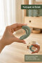 2-Piece Baby Teether Set - Teething Pacifier, Teething Ring - Green - 2