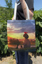 Kiki's Delivery Service V3 Summer Winter Double-Sided Canvas Print Tote Bag Anime Bag