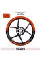 Honda Pcx Wheel Rim Strip – Half Rim Cover & Pcx Lettering Sticker Set