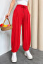 Stirrup Model Women's Modal Shalwar Trousers 1184 Red - Premium Series