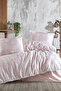Ranforce 100% Cotton Duvet Cover Set Double Size Ramina V1 Beige - 2