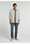 Skinny Fit Men's Green Cast Denim Jean Trousers
