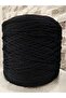 Macrame Polyester 100-120Gr (3mm) Color Tone-Black-(70-80Mt) - 2