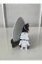 3D Printing White Science Fiction Military Figure Keychain |   Decorative Collectible Accessory - 3