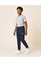 Senior Boys Navy Printed Regular Fit Active Pants - 4