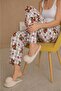 Women's 100% Cotton Patterned Relax Fit Pajama Set - 2