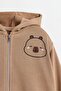 Capybara CAPYFUN© Fermuarlı Sweatshirt - 3