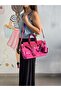 Bag Pink Denim and Fuchsia Leather