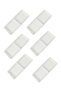 6-Piece Porcelain Section Plate Set White Small - 2