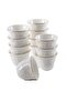 12-Piece Cawa Cup White 90ml - 3