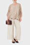 Embroidered and Sequined Silk Blend Buttoned Transparent Blouse Women's Blouse 6901017 - 2