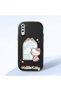 Samsung Galaxy A30S Compatible Case Camera Protector Black Silicone Couple Phone Case Kitty Pattern