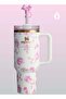 Stanley The x LoveShackFancy Quencher 40OZ Ribbon Rosa - 2
