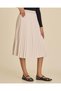 Senior Girls Beige Pleated Skirt