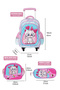Para John KiddyGo 16-Inch Kids Trolley School Backpack Set with Lunch Bag & Pencil Case, Polyester - 4