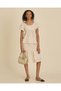 Senior Girls Beige Embroidered Blouse - 5