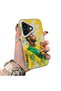 iPhone 16 Compatible Silicone Edge Hard Back Case Couple Phone Case with Neymar Pattern