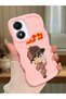 Vivo Y02S Compatible Case Camera Protector Pink Silicone Couple Phone Case Conan Pattern