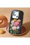 Samsung Galaxy A21S Compatible Case Camera Protector Black Silicone Couple Phone Case Floral Pattern - 2