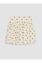Trendlucky Polka Dot Pleated Balloon Mini Skirt with a Difference - 5