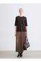 Original Elastic Waist Pleated Skirt