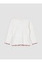 Red Ruffled Baby Girl Velvet Salopet Set - 4