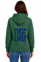 First Love Back Printed Hooded 2 Thread Raster Printed Sweatshirt