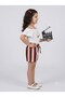 Girl's Suit with Strappy Shorts Age 3-10 - 2