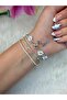 Colorful 3-Piece Bracelet Set Daisy Beads and Stone Waterway Combination Bracelet - 2