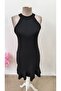 Women's Off-The-Shoulder Open Ring Collar Ruffle Janjan Short Dress - 6
