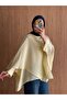 Women's Bat Sleeve Shawl Collar Hijab Shirt - 4