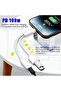 محول USB C OTG، كابل تقسيم USB C 2 في 1 مع شحن سريع 100 واط ونقل البيانات، US B A - 3