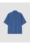 Vizyon New Season Blue Relax Fit Embroidered Gabardine Men's Shirt - 6