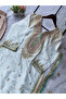 White Crepe Silk Top Bottom & Dupatta - FFT7348 | White-Size:XL-42-Inches - 5