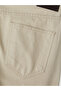 Vizyon New Season Beige Regular Fit Linen Blend Men's Trousers - 6
