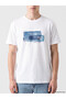 Peak New Season White Crew Neck Printed Men's T-Shirt - 3