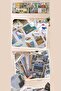Scrapbook and Junk Journal Sticker Set 50 Sheets World Travel and Country Themed - 30 Stickers + 20 Mates - 6