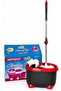 Spin Mop & Bucket Set with Extra Mop Head, 110cm Handle | 100% Microfibre Head, Easy Wring & Clean, Turbo Refill RF12960, Includes Free Refill, Floor Cleaning Set - 2