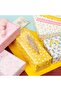 Gift Wrapping Paper Sheets - Dots, Herts, Stripe Colorful Wrapping Paper - 6 Folded Sheets - - 2