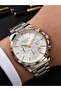 Dial with Stopwatch 2-Year Warranty Steel Strap 3 Atm Men Wristwatch Fg.X7276.3 - 2