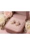 Lucky Turtle Pink Crystal Gold Earrings - 4