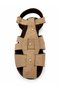 Women's Suede Textured Closed Front Flat Sole Comfortable Stylish Daily Sandals - 7