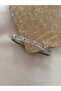 Steel Cuff Bracelet with Zircon Stone Detail - 2