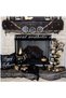 (eb153)4.6M Extra Large Black Coarse Gauze Halloween Creepy Cloth, Spooky Torn Mesh Net Decor, Haunted House Porch Door Yard Wall Hanging Horror Decoration, DIY Scary Halloween Party Decor Supplies - 2