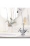 1/4-inch chrome-plated zinc alloy double-burner kitchen faucet with reverse osmosis and drinking water filter