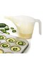 Two 1000ml funnel measuring cups, large capacity long spout measuring cups, for baking molds, pancakes, batter, muffins, cakes, soap making. - 3
