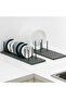 Kitchen Cabinet Storage Bin - Adjustable - Charcoal - Set of 2 - 3